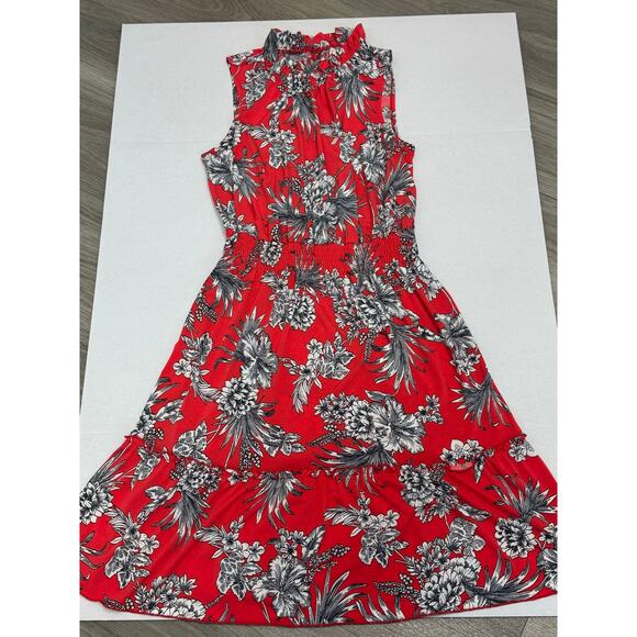 En‎ Focus Studio Halter Hawaiian Tropical Dress Size 8 - Picture 1 of 9